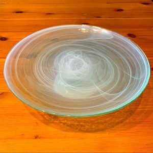 Glass display plate